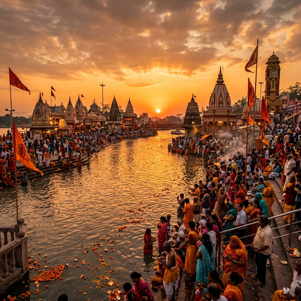 Haridwar Har Ki Pauri ghat — self-drive rental by Gear On
