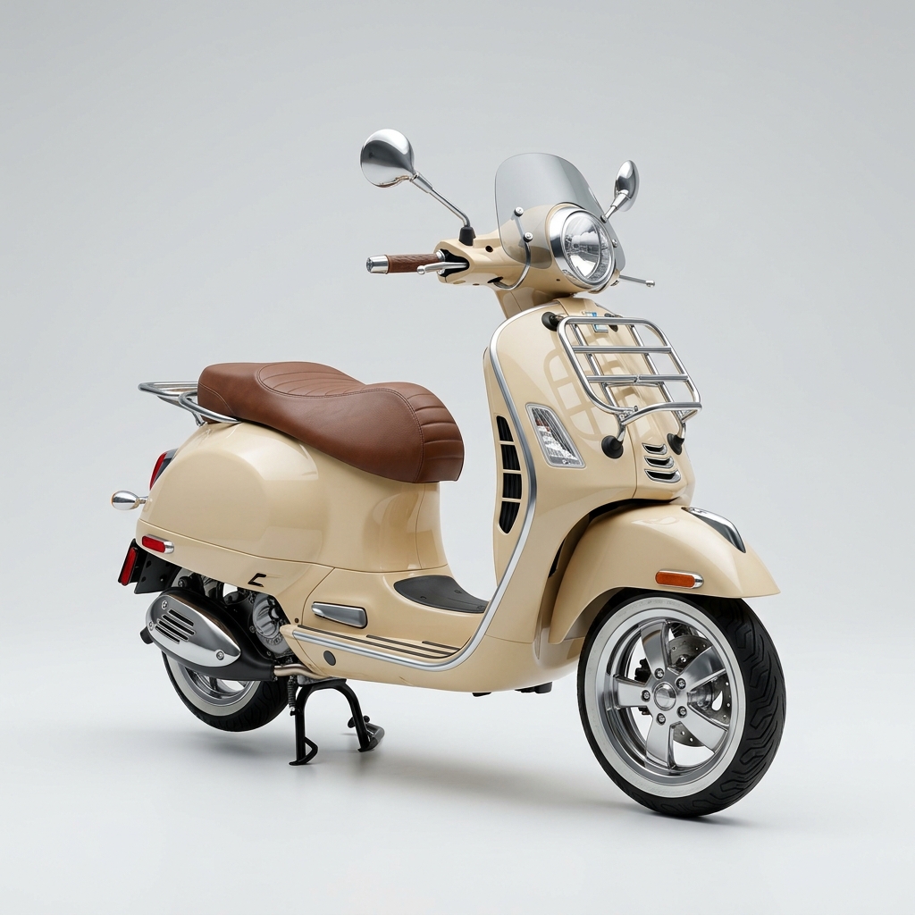 Retro style scooty on rent from Gear On — classic scooter rental at ₹399 per day