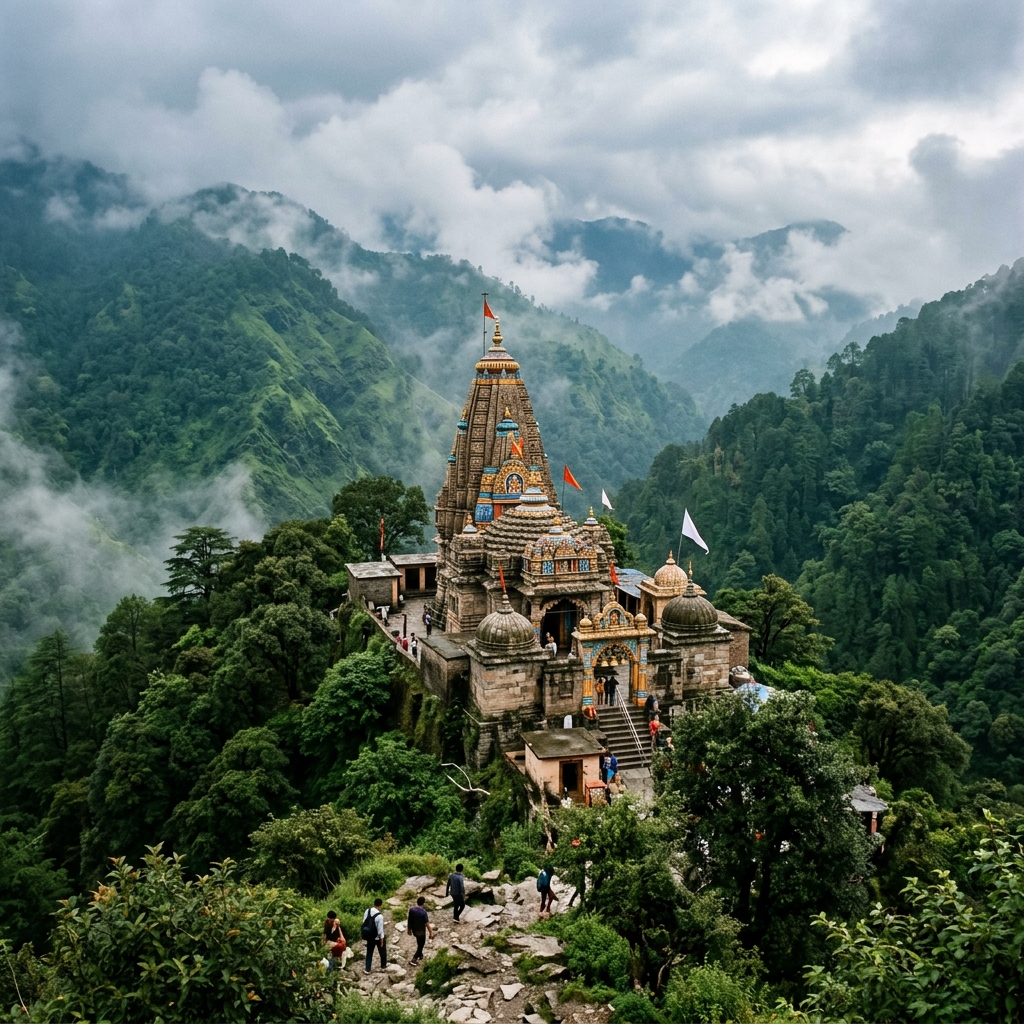 Neelkanth Mahadev Temple in the Himalayan foothills near Rishikesh